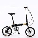 NeDLon Citybike, Faltrad für Erwachsene, faltbares, ultraleichtes, tragbares Mini-Fahrrad für Erwachsene, Kinder,...